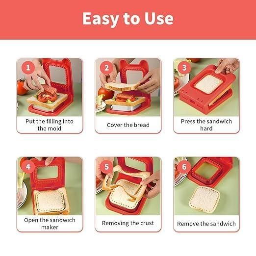 Snacki™ | Sandwich Molds Cutter and Sealer (2 pcs)