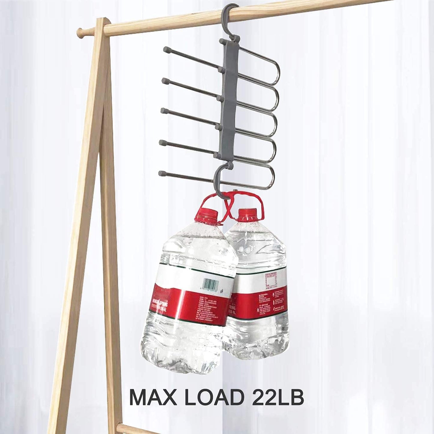 Stainless Steel Foldable Hangers for Clothes (Pack of 1)